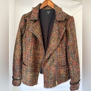 Tahari Multicolor Tweed Jacket